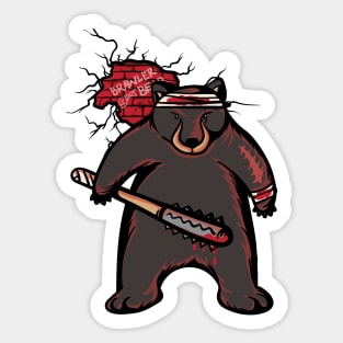 Brawler Bear Sticker